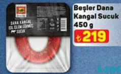 BEŞLER DANA KANGAL SUCUK 450 G BEŞLER DANA KANGAL SUCUK 450 G